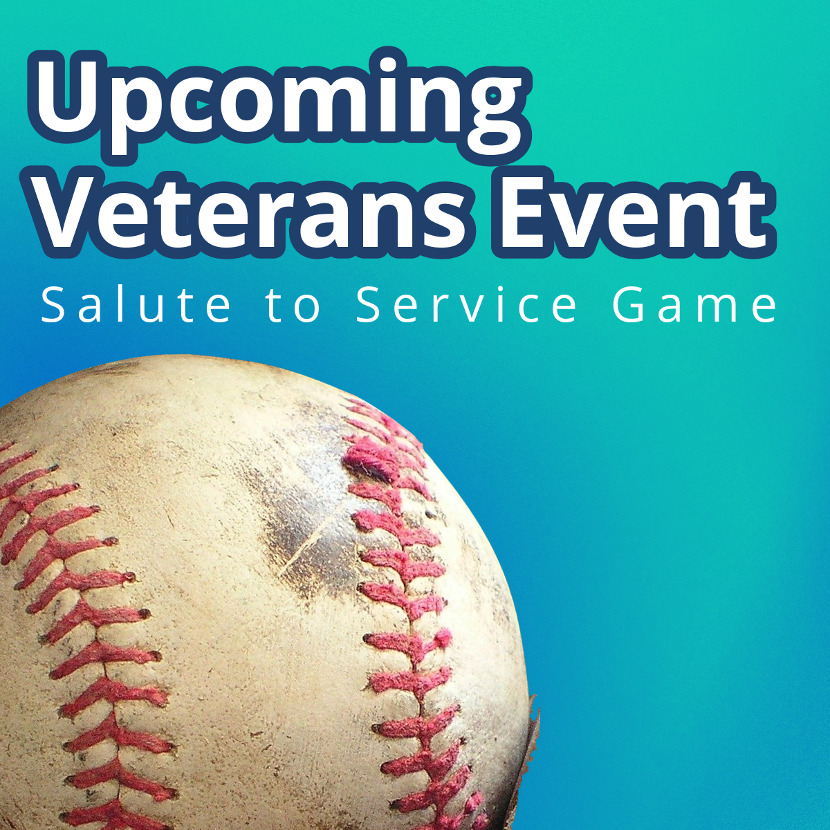 veterans baseball event