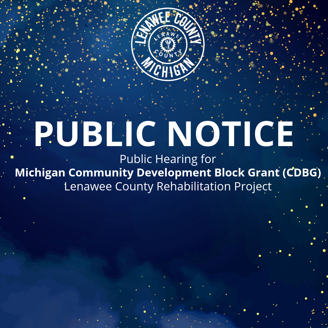 public hearing notice on grant application