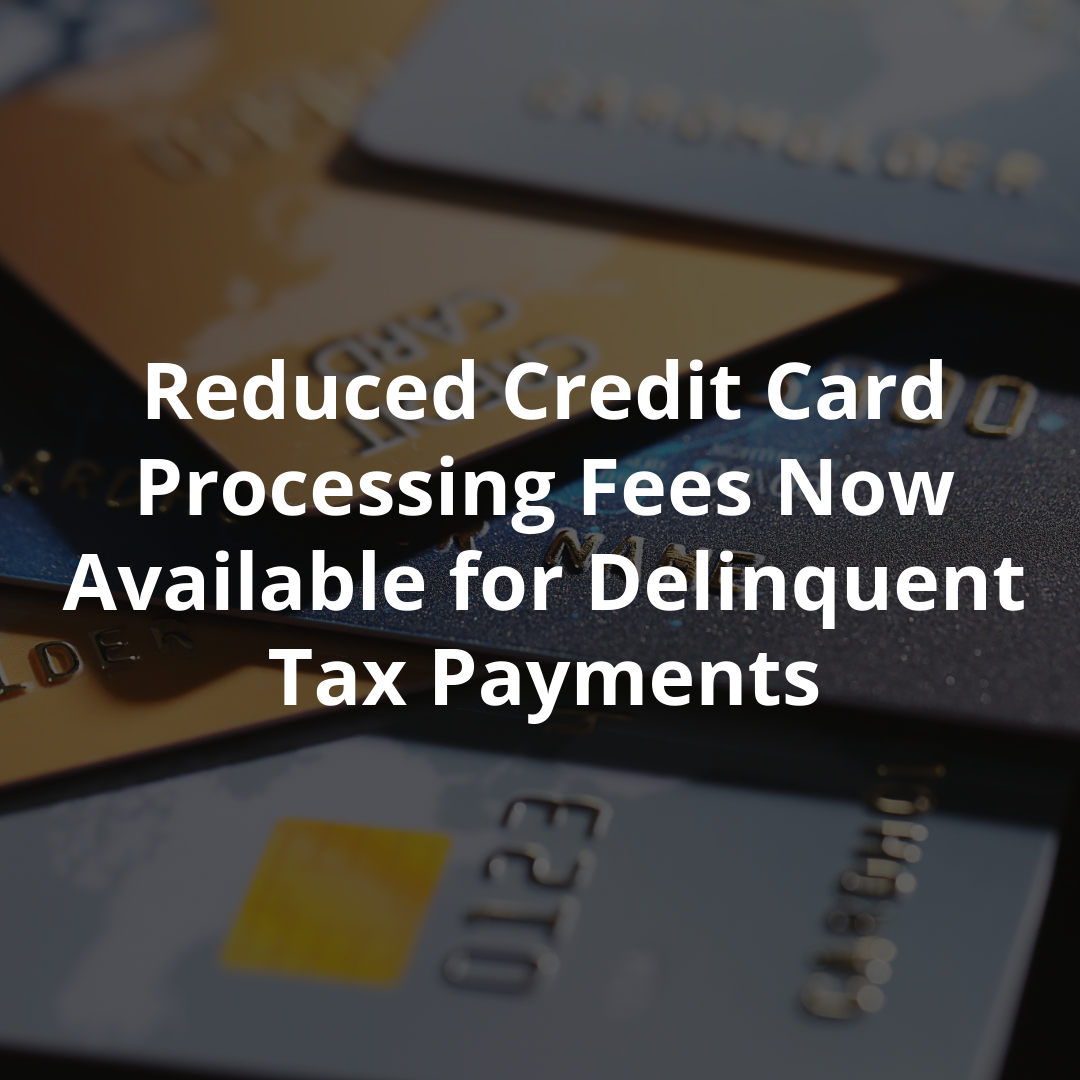 Reduced Credit Card Processing Fees Now Available