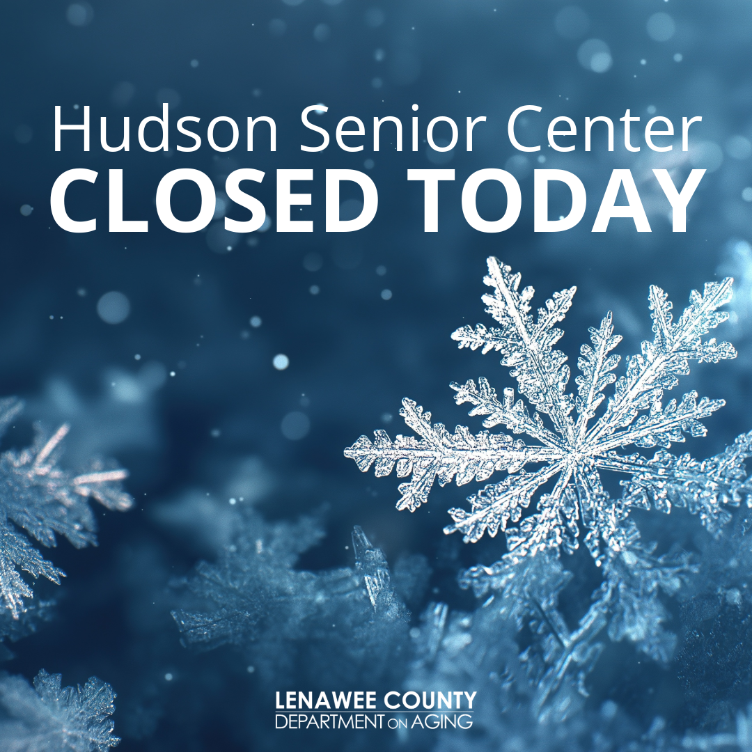 Hudson Senior Center Closed