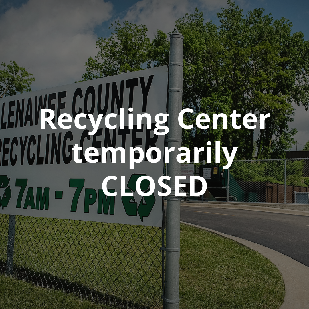 Recycling Center Temporarily Closed