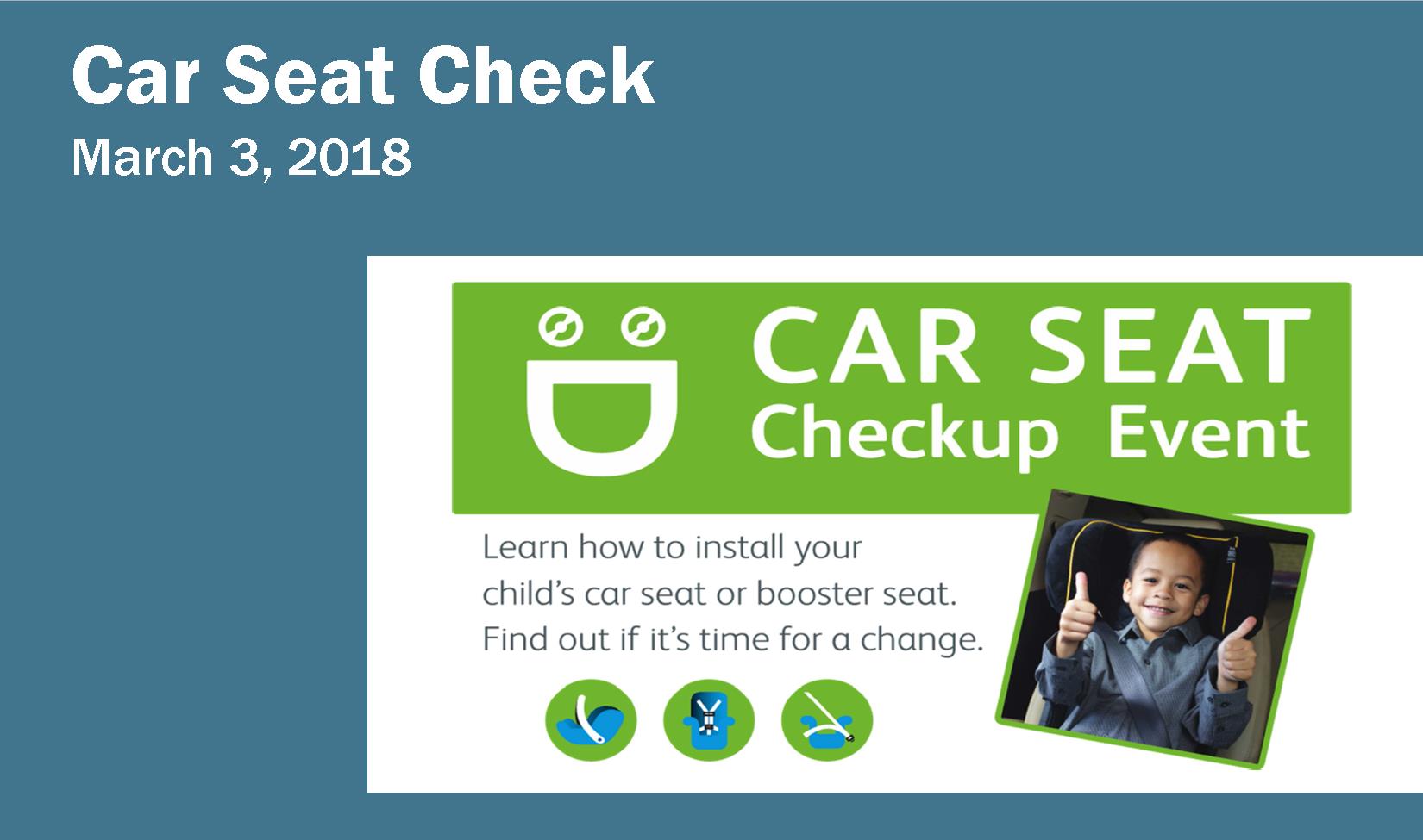 Car Seat Check Announcement