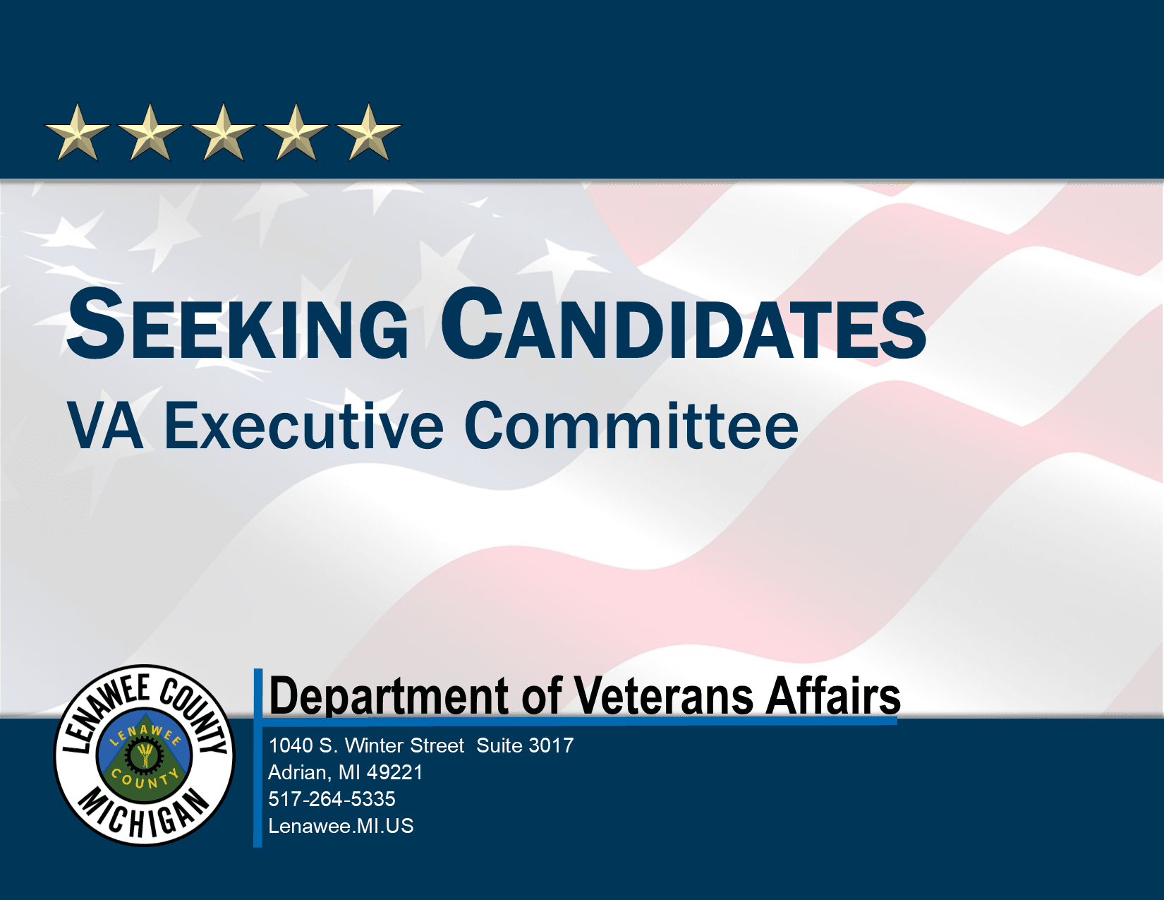 VA Seeking Candidates