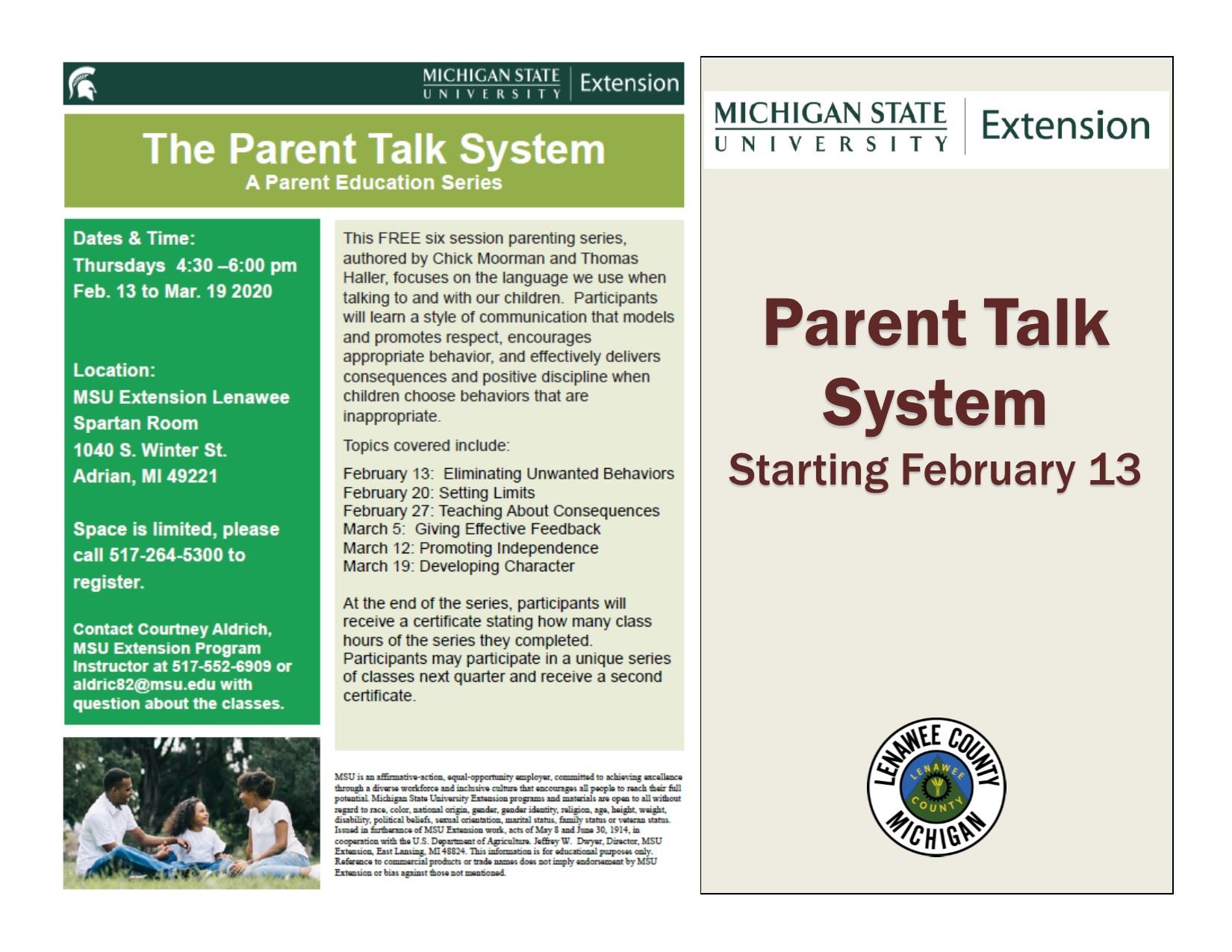 ParentTalk Flyer