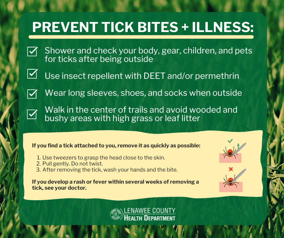 PREVENT TICK BITES ILLNESS