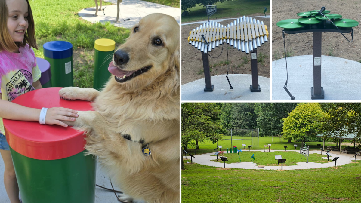 musical playground and storywalk
