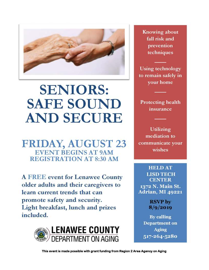 Lenawee_DOA_Seniors_Safe_sound_secure_082319