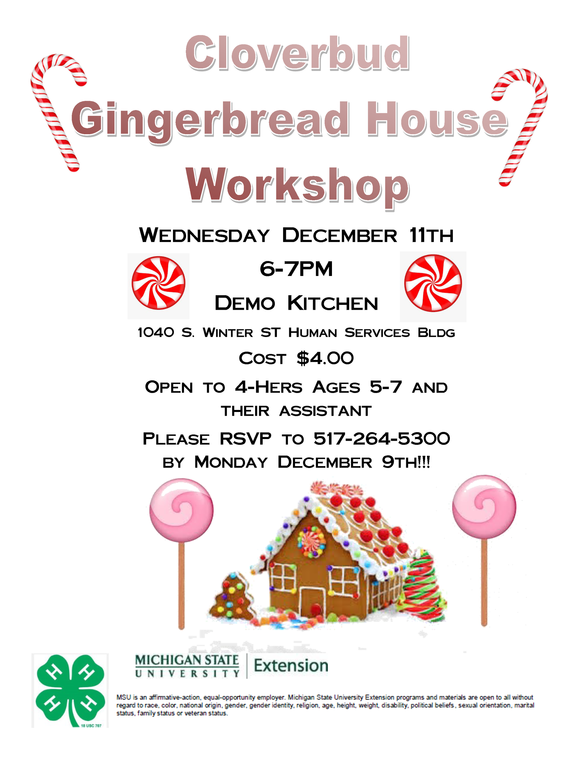 Gingerbread House workshop